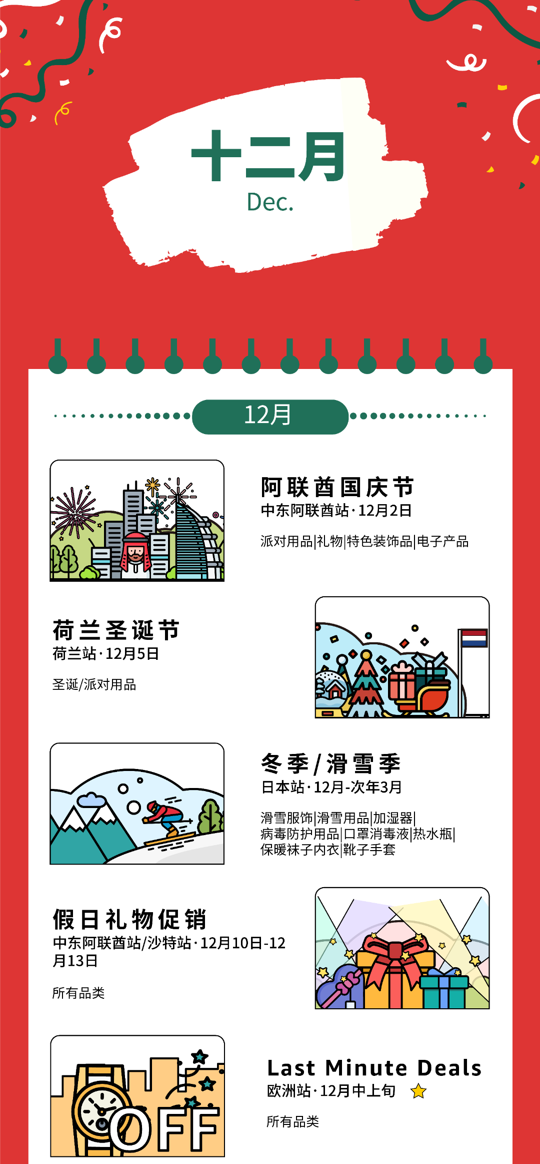 2022跨境营销日历 | 亚马逊123个大卖热点，收藏起来，一个不漏走！