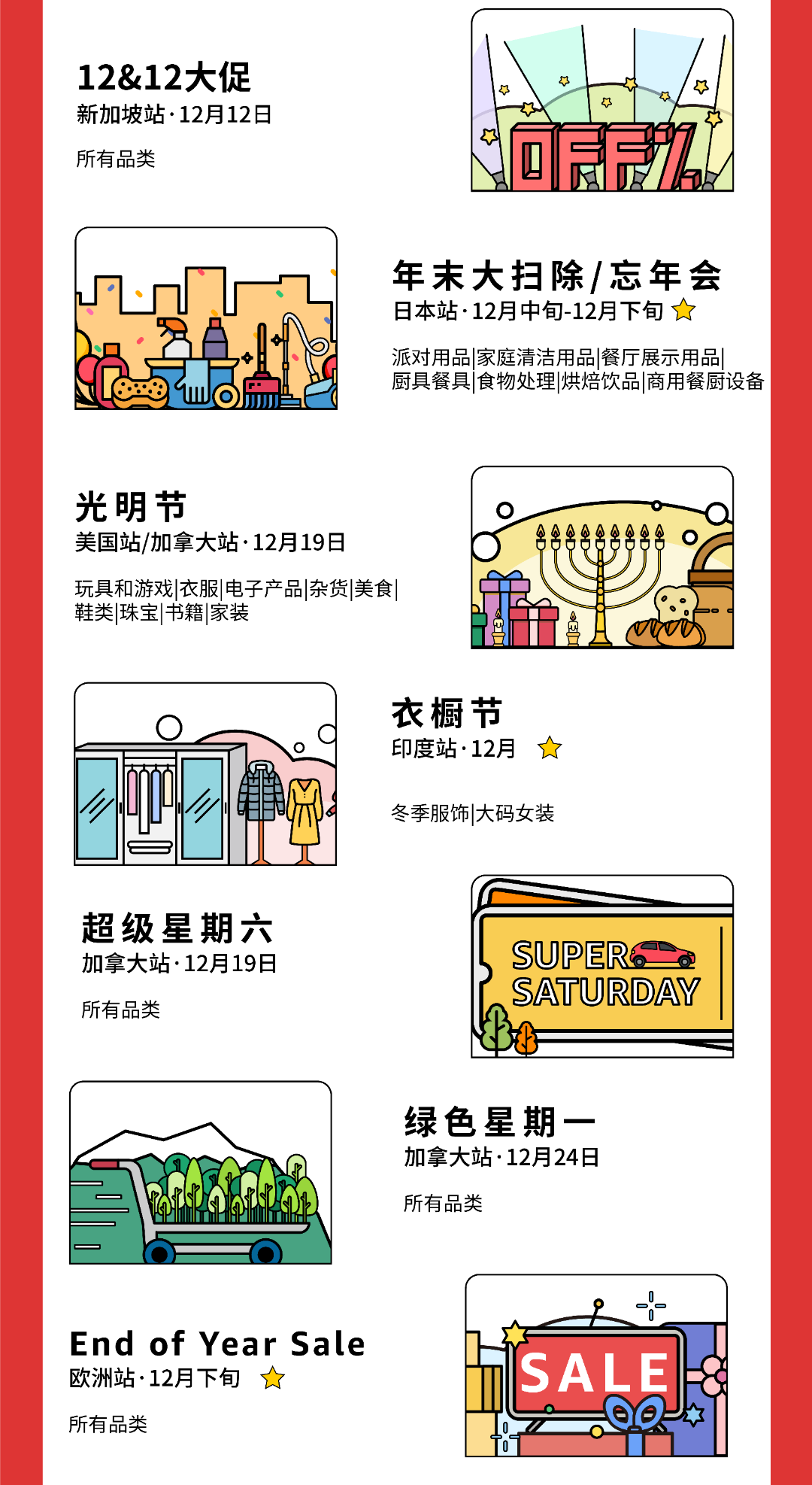 2022跨境营销日历 | 亚马逊123个大卖热点，收藏起来，一个不漏走！