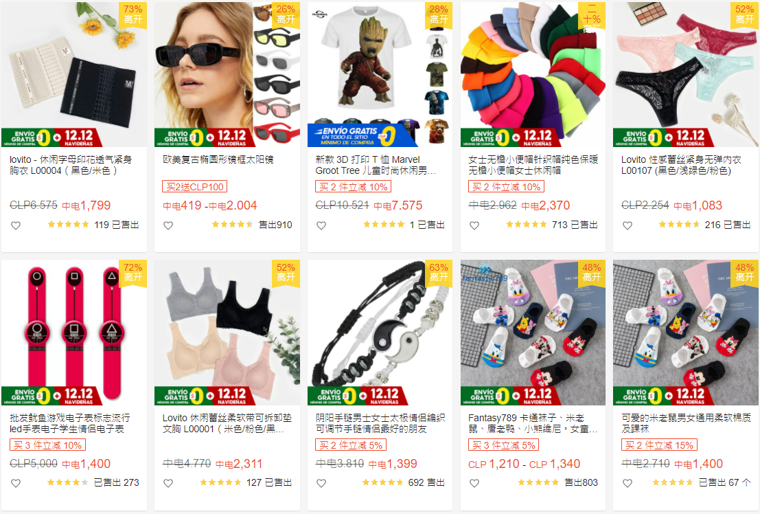 【Shopee市场周报】虾皮智利站2021年12月第3周市场周报