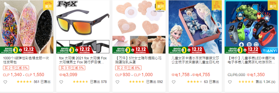 【Shopee市场周报】虾皮智利站2021年12月第3周市场周报