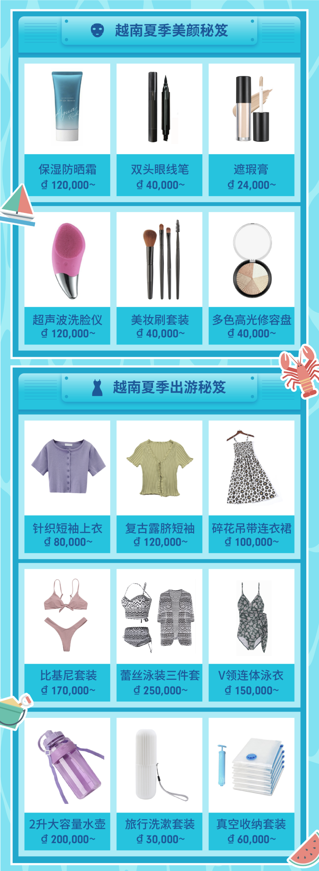 Shopee五大市场百件夏季热卖品预测, 让你Shopee爆单的选品技巧!