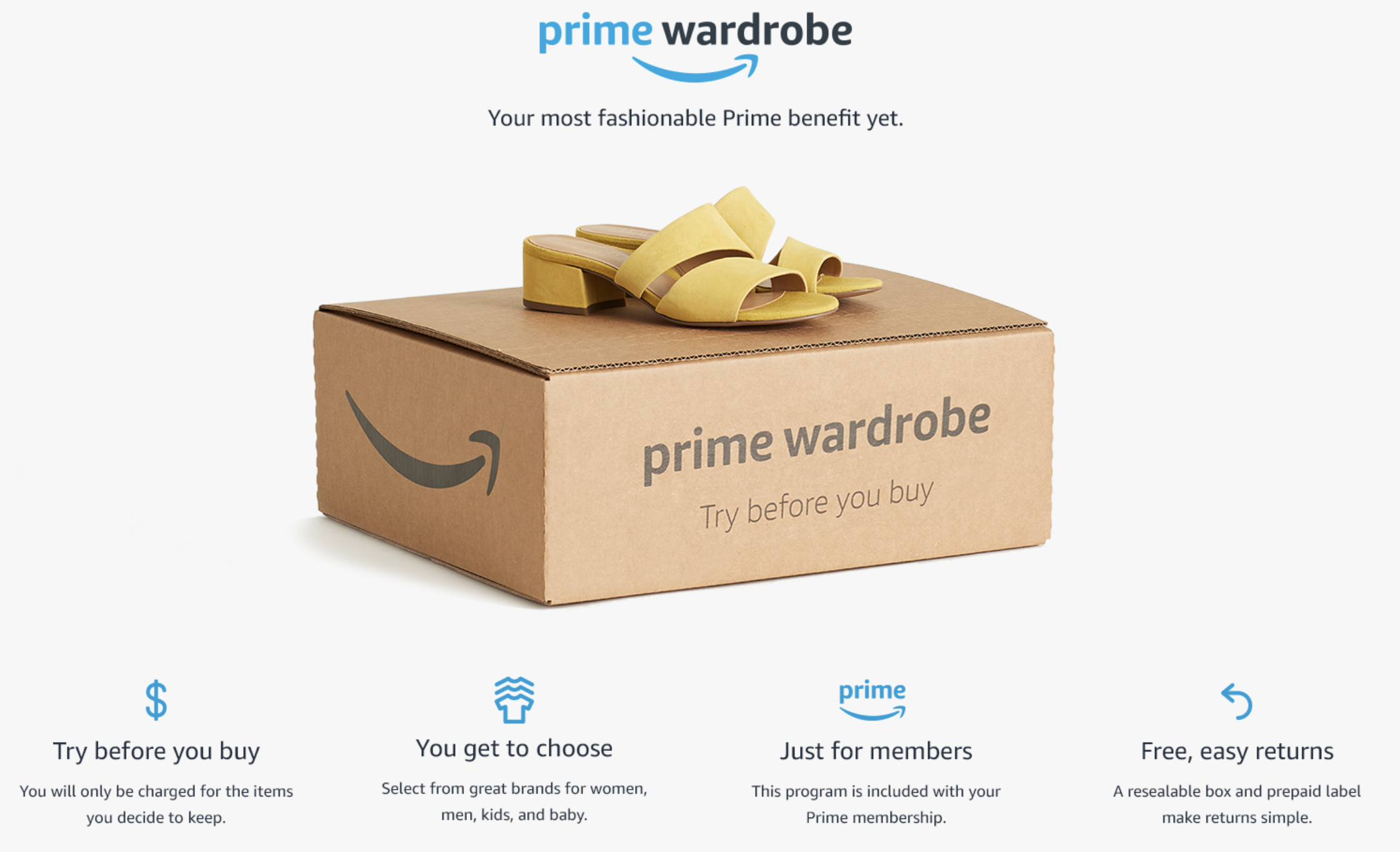 先试后买！亚马逊在美国全面开放Prime Wardrobe服务