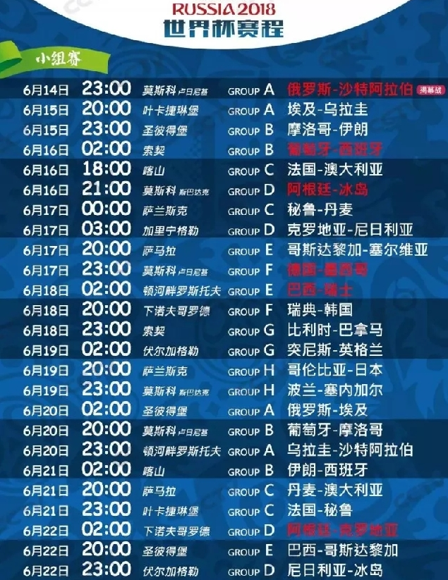 2018年俄罗斯世界杯赛程表出炉，跨境卖家该如何备战2018世界杯？