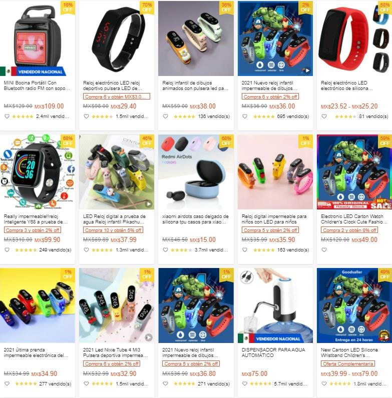 【Shopee市场周报】虾皮墨西哥站2021年11月第4周市场周报