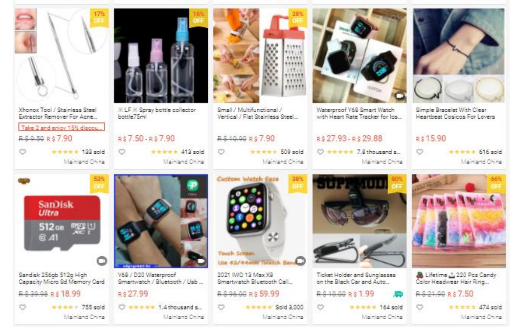 【Shopee市场周报】虾皮巴西站2021年2月第2周市场周报