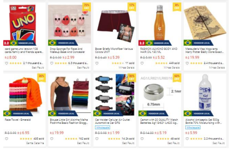 【Shopee市场周报】虾皮巴西站2021年2月第2周市场周报