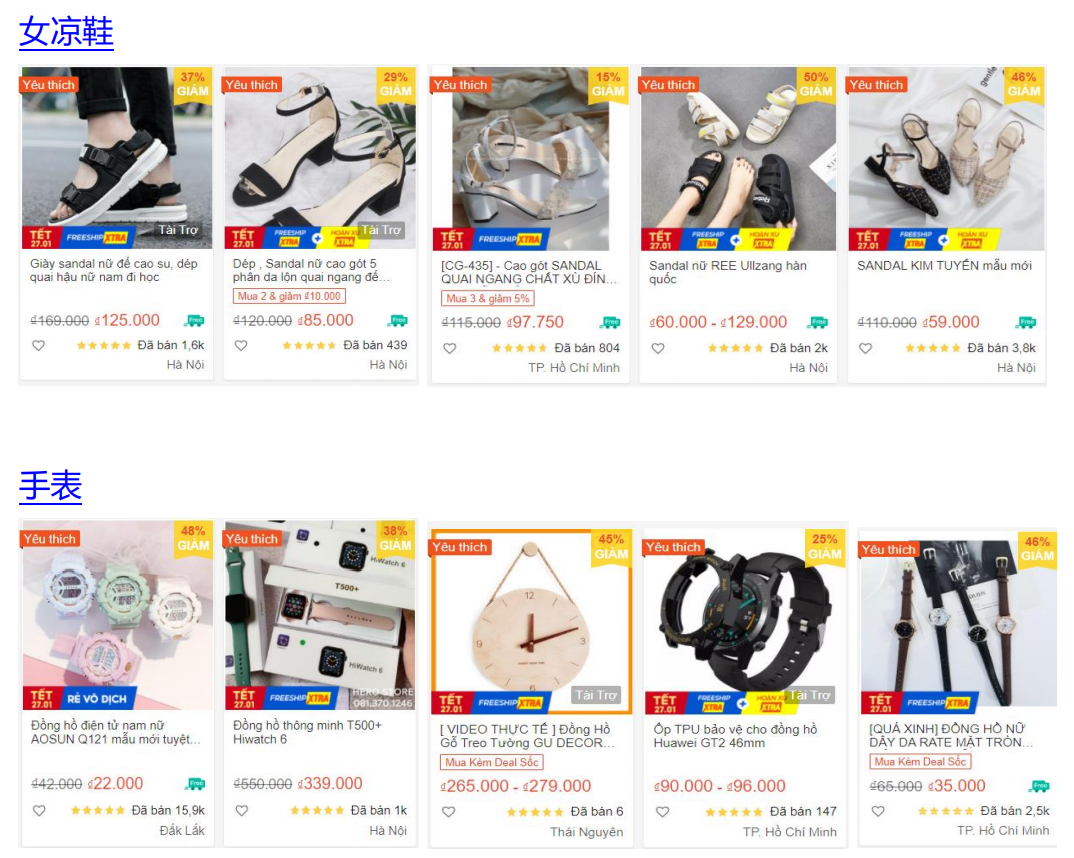 【Shopee市场周报】虾皮越南站2021年1月第4周市场周报