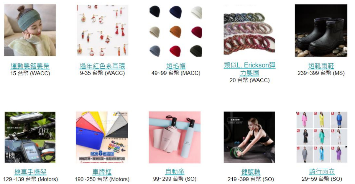 【Shopee市场周报】虾皮台湾站2020年12月第4周市场周报