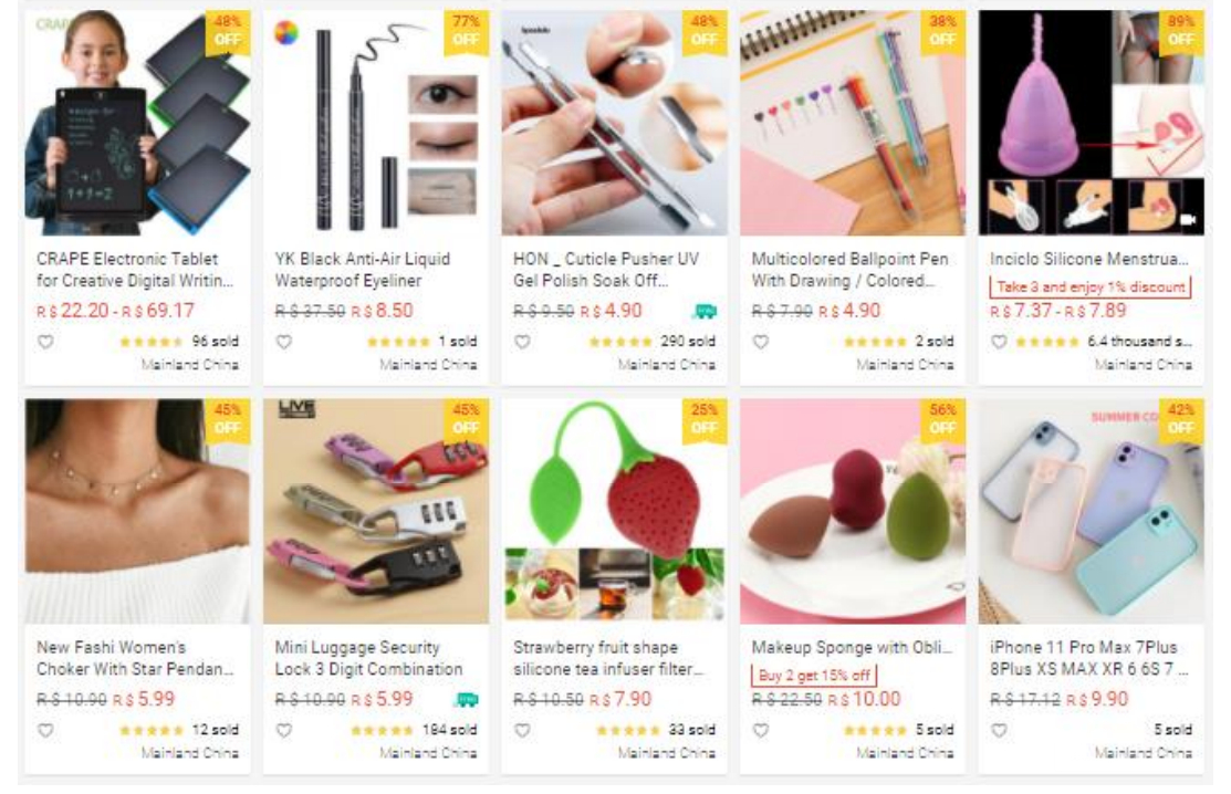 【Shopee市场周报】虾皮巴西站2020年12月第4周市场周报