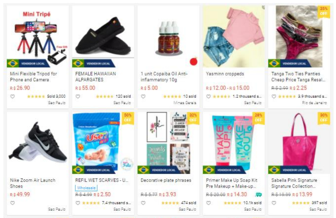 【Shopee市场周报】虾皮巴西站2020年12月第4周市场周报