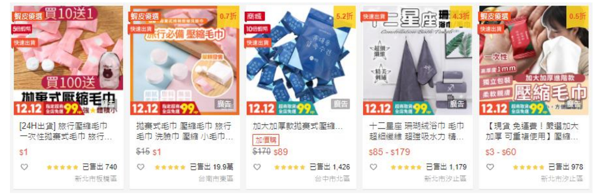 【Shopee市场周报】虾皮台湾站2020年12月第3周市场周报