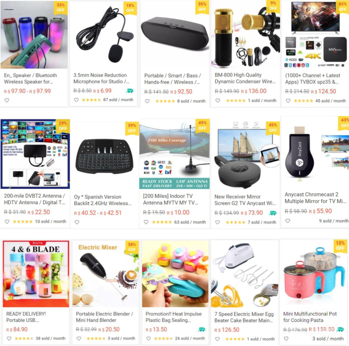 【Shopee市场周报】虾皮巴西站2020年4月第4周市场周报