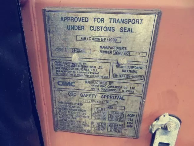 物流小知识!“集装箱标记”汇总 物流小知识!“集装箱标记”汇总