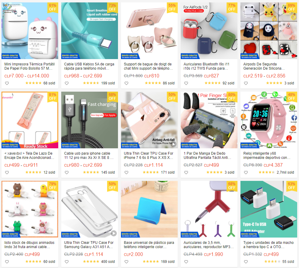 【Shopee市场周报】虾皮智利站2022年3月第2周市场周报