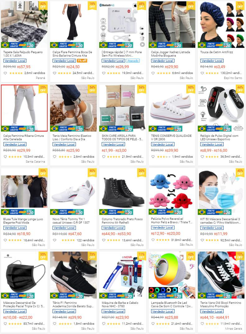 【Shopee市场周报】虾皮巴西站2021年8月第4周市场周报