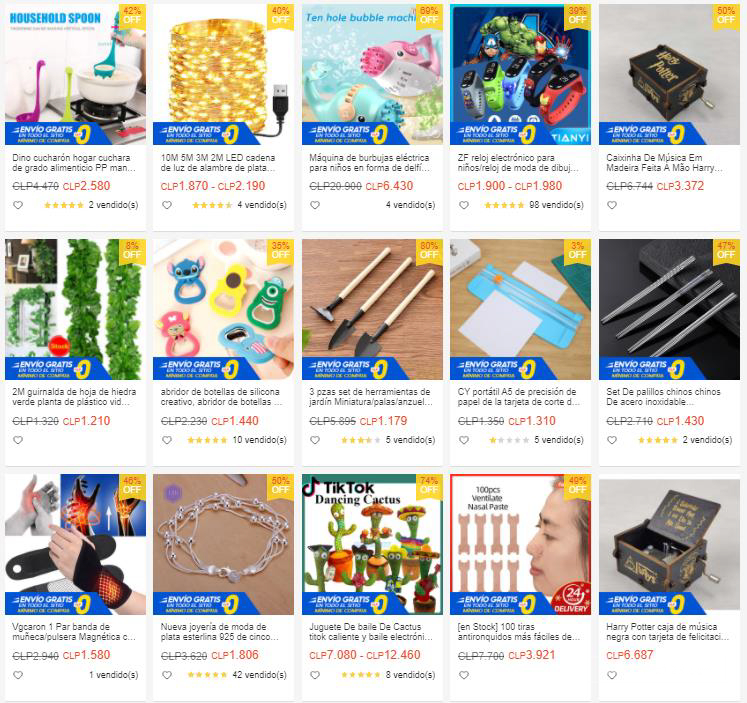 【Shopee市场周报】虾皮智利站2021年8月第4周市场周报