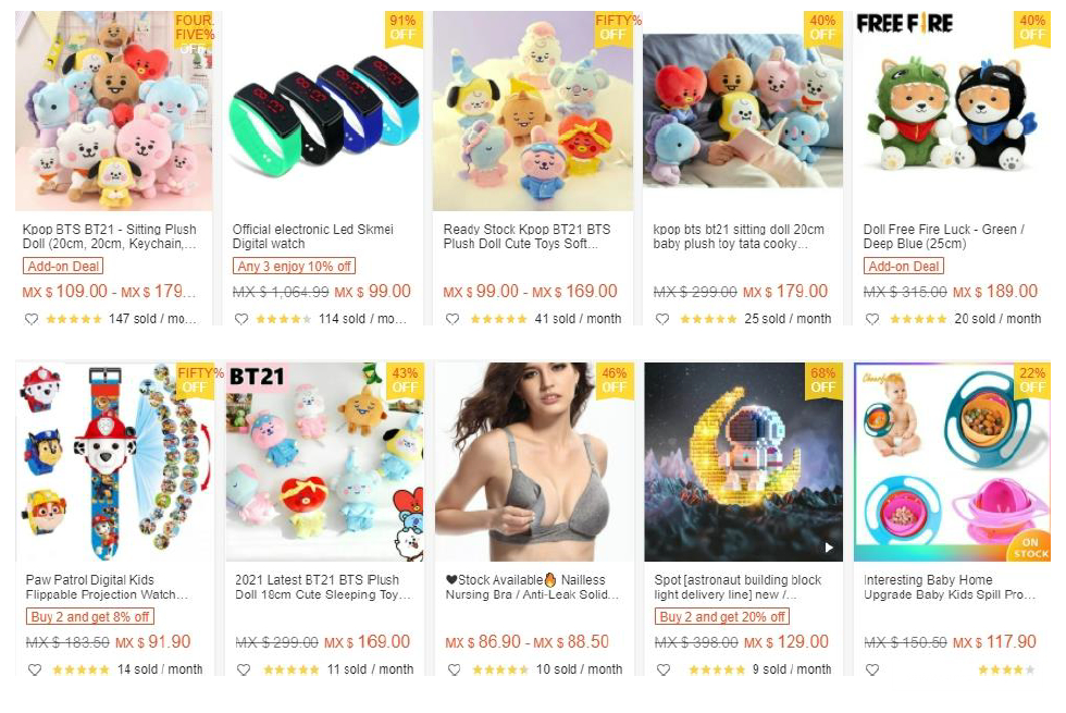 【Shopee市场周报】虾皮墨西哥站2021年8月第2周市场周报