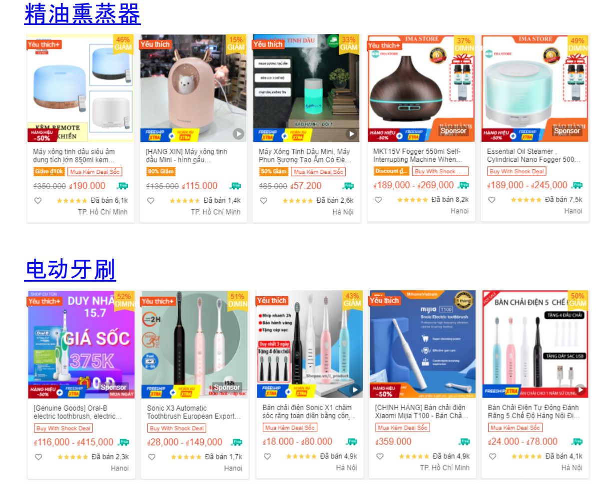 【Shopee市场周报】虾皮越南站2021年8月第1周市场周报