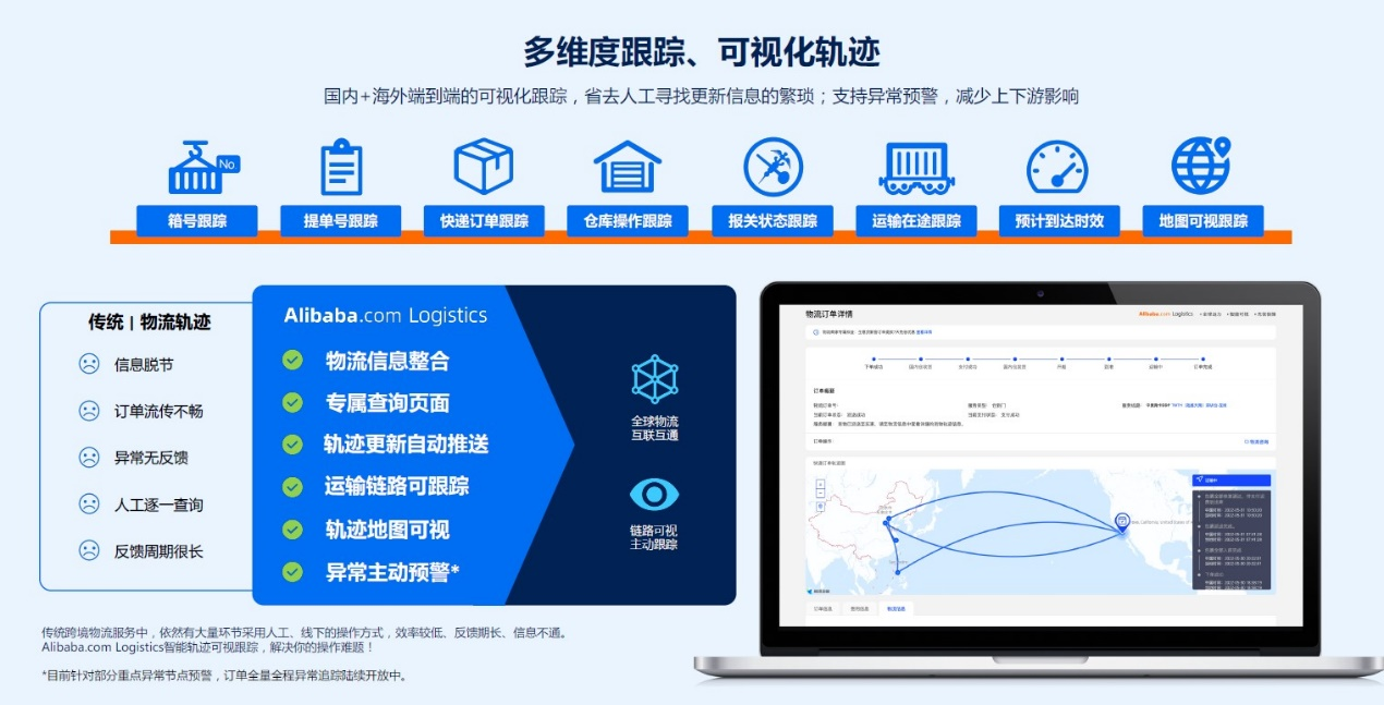 1657520326318526.png 阿里国际站首次透露物流服务进展:覆盖220个国家和地区,26000条专线