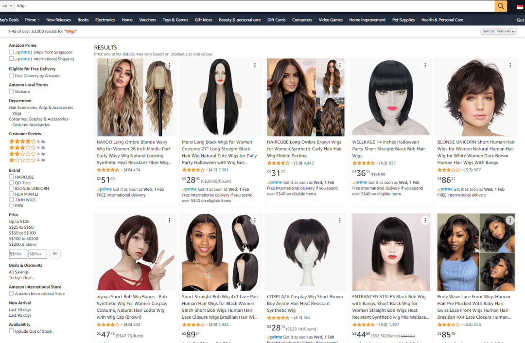 排名仅次于SHEIN，这家靠假发起家的独立站流量已破百万