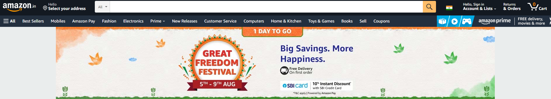 1628057954339866.jpg 大促来了!亚马逊印度站推出为期五天的自由特卖促销活动