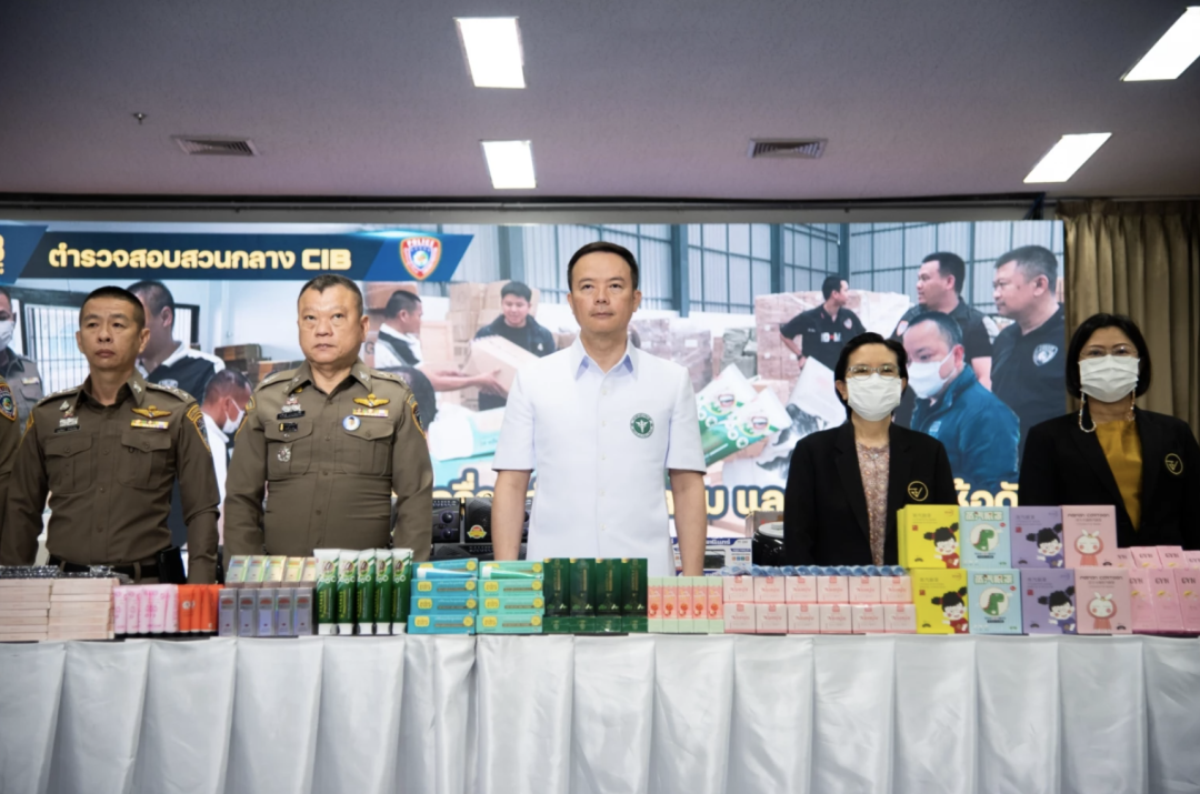 泰国查获价值1400万泰铢的假货,一中国籍仓库负责人被捕